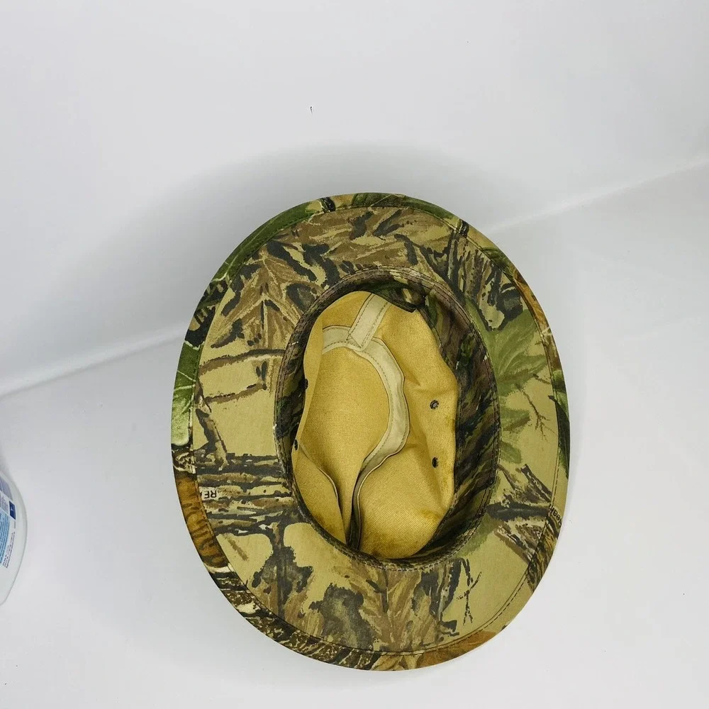 Adult Real Tree Camouflage Boonie Bucket Hunting Hat‎ S/M